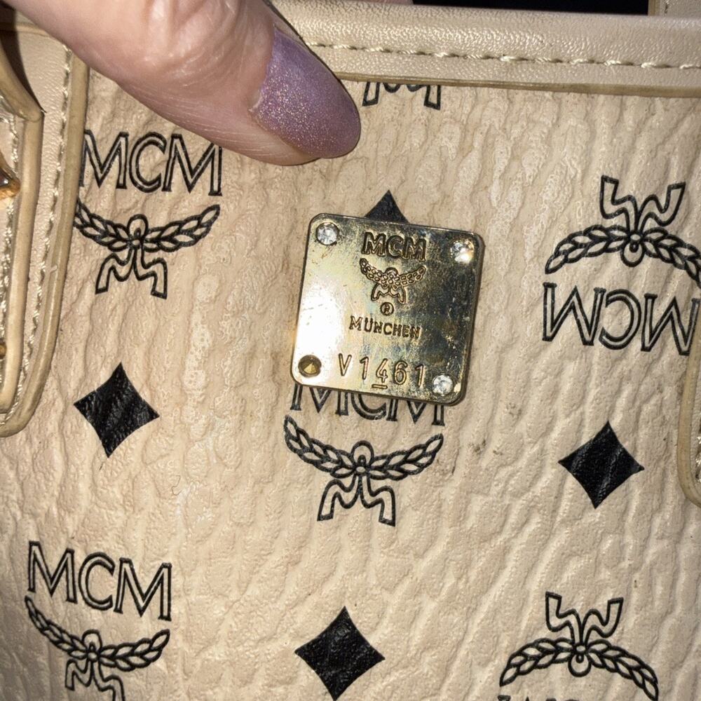MCM PVC coated canvas Beige/252327MCM - Picture 2 of 16